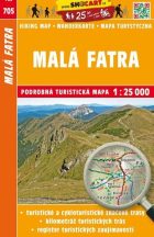 Kis-Fátra turistatérkép 705 - Malá Fatra/Kleine Fatra