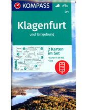 Klagenfurt és környéke turistatérkép - KOMPASS  294