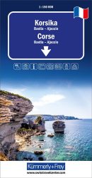 Korzika autótérkép - 2025 - Kümmerly+Frey