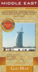 Közel-kelet - autóstérkép - politikai