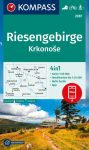 Krkonose - Óriás-hegység turistatérkép - KOMPASS 2087