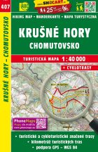 SHocart 407 Krusne Hory / Chomutovsko  turistatérkép