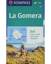 La Gomera turistatérkép - KOMPASS 231