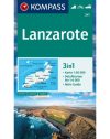 Lanzarote turistatérkép - KOMPASS 241 - 2024