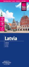Lettország térkép - Reise