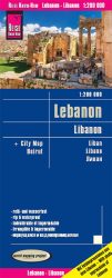 Libanon utazási térképe Bejrút várostérképével / Reise Libanon utazási térképe Bejrút várostérképével / Reise