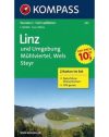 Linz és környéke, Mühlviertel, Wels, Steyr turistatérkép - KOMPASS 202