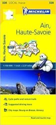 Ain, Haute-Savoie térkép - Michelin 328