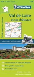 Loire-völgy és kastélyai térkép - Michelin 116