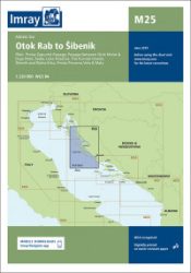 M25 Otok Rab to Sibenik - Adriatic Sea hajózási kiadvány