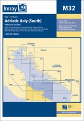 M32 Adriatic Italy (South) - Pescara to Bari hajózási kiadvány