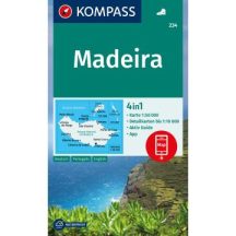 Madeira turistatérkép - KOMPASS 234 - 2024