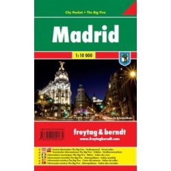 Madrid City Pocket - város térkép