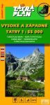 Magas- és Nyugati-Tátra - comfort túristatérkép Magas- és Nyugati-Tátra - comfort túristatérkép