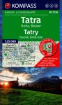 Magas-Tátra, Belianske turistatérkép - 2130 KOMPASS - 2026 Magas-Tátra, Belianske turistatérkép - 2130 KOMPASS - 2026