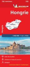 Magyarország autótérképe - Michelin 732