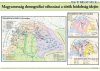 Magyarország demográfiai változásai a török hódoltság idején 100*70 cm - laminált, faléces Magyarország demográfiai változásai a török hódoltság idején 100*70 cm - laminált, faléces
