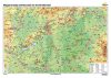 Magyarország domborzata és ásványkincsei iskolai falitérkép - egyoldalas - választható méret, nyelv - fóliás, alul-felül faléces