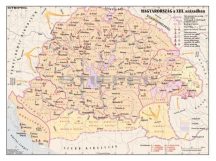   Magyarország a XIII. században 140*100 cm - laminált, faléces