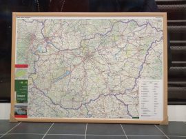 Magyarország autótérkép 2024 140*100 cm - vízálló, szakadásálló (+ választható léc) Magyarország autótérkép 2024 140*100 cm - vízálló, szakadásálló (+ választható léc)