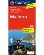   Mallorca kerékpáros térkép, 2 részes szett - KOMPASS 3500