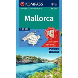 Mallorca turistatérkép 4 részes térképszett - KOMPASS 2230 - 2025