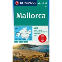Mallorca turistatérkép - K 230GB - Kompass