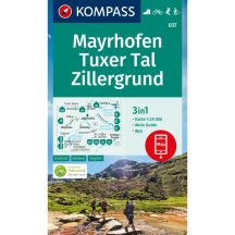   Mayrhofen - Tuxer Tal - Zillergrund turistatérkép - KOMPASS 037