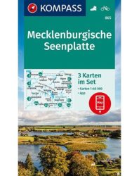 Mecklenburgi-tóvidék turistatérkép - KOMPASS 865