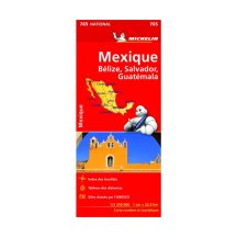   Mexikó, Belize, El Salvador, Guatemala térkép - Michelin 765