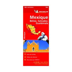 Mexikó, Belize, El Salvador, Guatemala térkép - Michelin 765