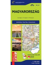 Magyarország Comfort térkép (laminált) 2025