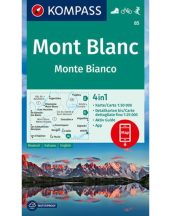 Mont Blanc turistatérkép -  KOMPASS 85