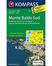 Monte Baldo Dél turistatérkép - KOMPASS 692