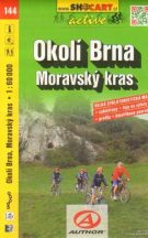    Brno és környéke - Morva-karszt kerékpártérkép 144  - Okolí Brna, Moravský kras/Mährischer Karst