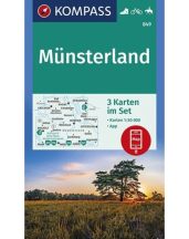Münsterland turistatérkép - KOMPASS 849