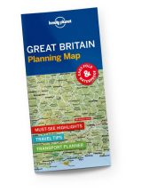   Nagy-Britannia- Lonely Planet -  útvonaltervező autóstérkép