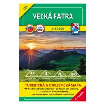   Nagy-Fátra turistatérkép és kerékpáros térkép - Veľká Fatra - VKÚ TM 121 