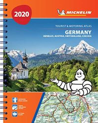 Németország - Benelux - Ausztria - Svájc - Csehország atlasz 2020 - MICHELIN