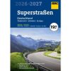 Németország - Ausztria - Svájc - Európa atlasz - spirálos - 2026/27 ADAC