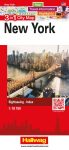 New York 3 az 1-ben várostérkép- Hallwag 2025