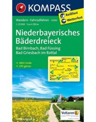  Niederbayerisches Baderdreieck (Alsó-bajorországi termálfürdő háromszög) - KOMPASS 0200