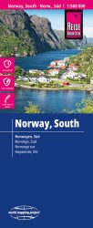 Norvégia dél autótérkép - Reise 2025
