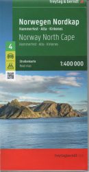 Norvégia észak autótérkép - North Cape 4 - 2026
