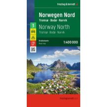   Norvégia észak autótérkép - Norwegen Nord 3 /Freytag / 2026