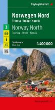 Norvégia észak autótérkép - Norwegen 3, Nord - Narvik