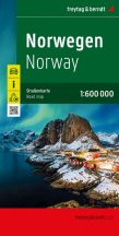 Norvégia autós szabadidőtérkép