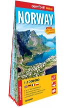 Norvégia laminált térkép - 2024 - Expressmap