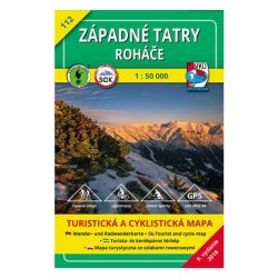 Nyugati-Tátra, Liptói-havasok, Rohács turista- és kerékpáros térkép / Západné Tatry, Roháče TM 112 / VKÚ Nyugati-Tátra, Liptói-havasok, Rohács turista- és kerékpáros térkép / Západné Tatry, Roháče TM 112 / VKÚ