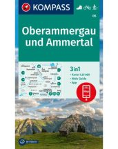 Oberammergau turistatérkép - KOMPASS 05